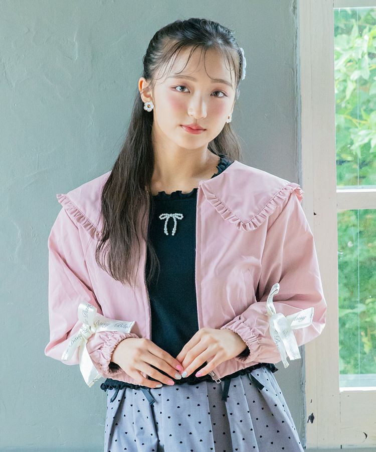 MILK ラッピングブルゾン フェアリーピンク 新品未使用 MILK ラッピングブルゾン フェアリーピンク 新品未使用の通販