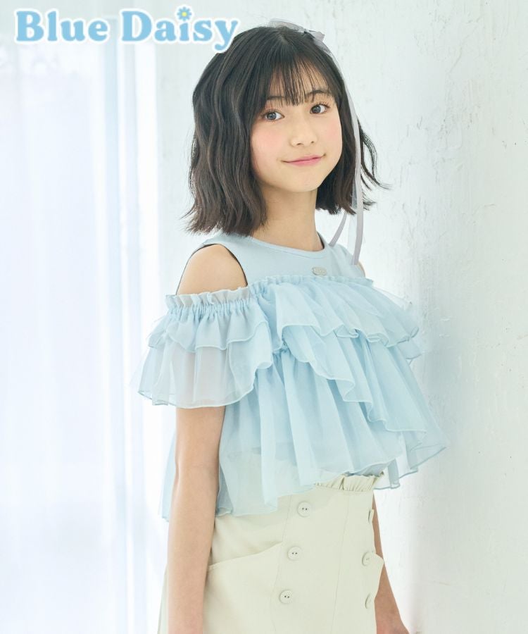 2wayスリーブフリルドッキングトップス | Blue Daisy Online