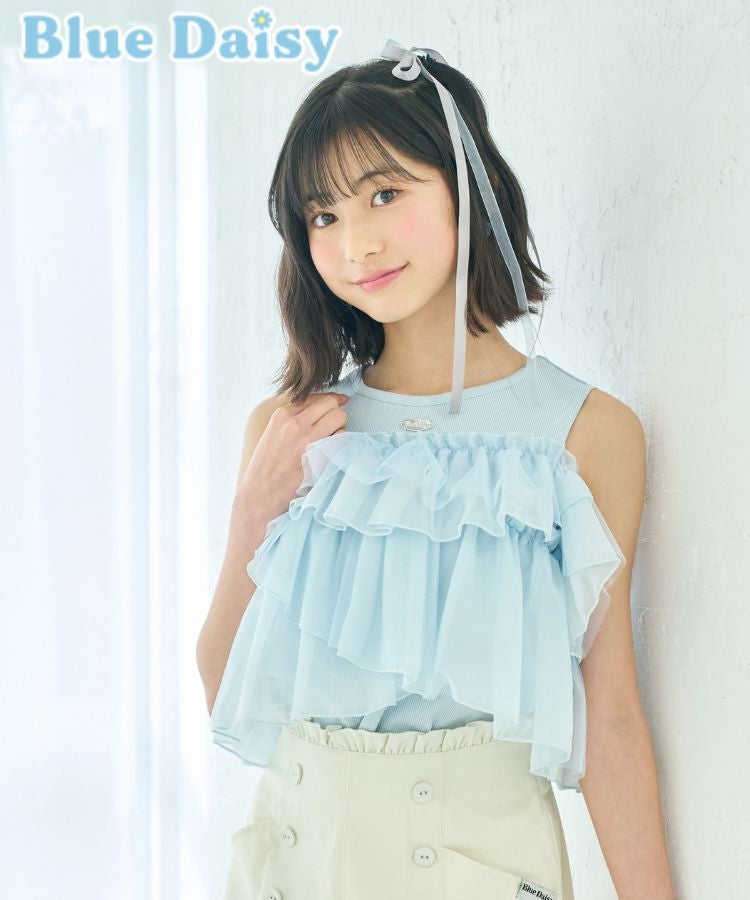2wayスリーブフリルドッキングトップス | Blue Daisy Online