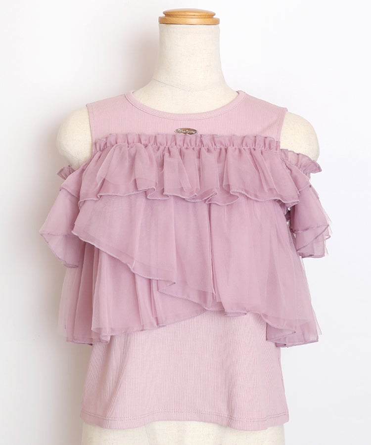 2wayスリーブフリルドッキングトップス | Blue Daisy Online