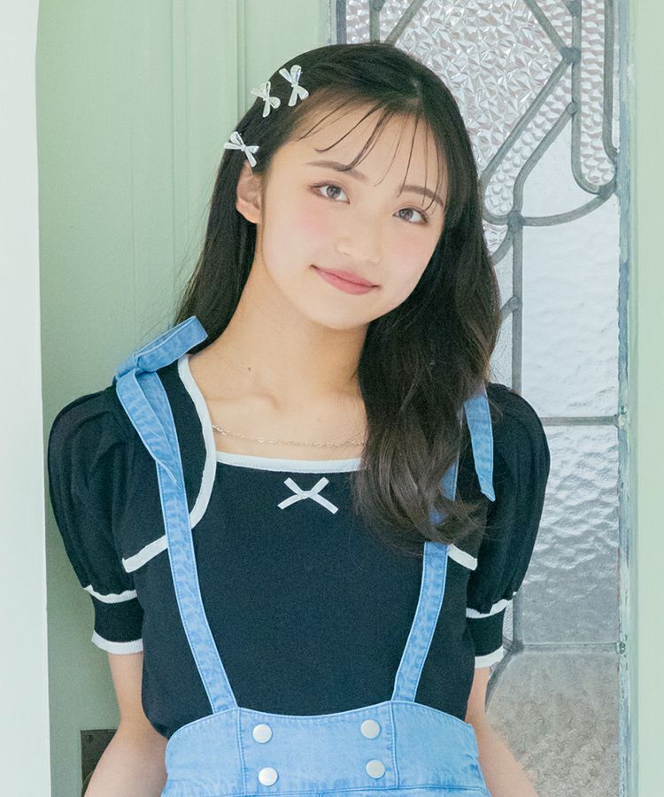 値下げ　ジョリーミニョン 38 バイカラースカラップ　ボレロ　ニット 値下げ ジョリーミニョン 38 バイカラースカラップ ボレロ ニット