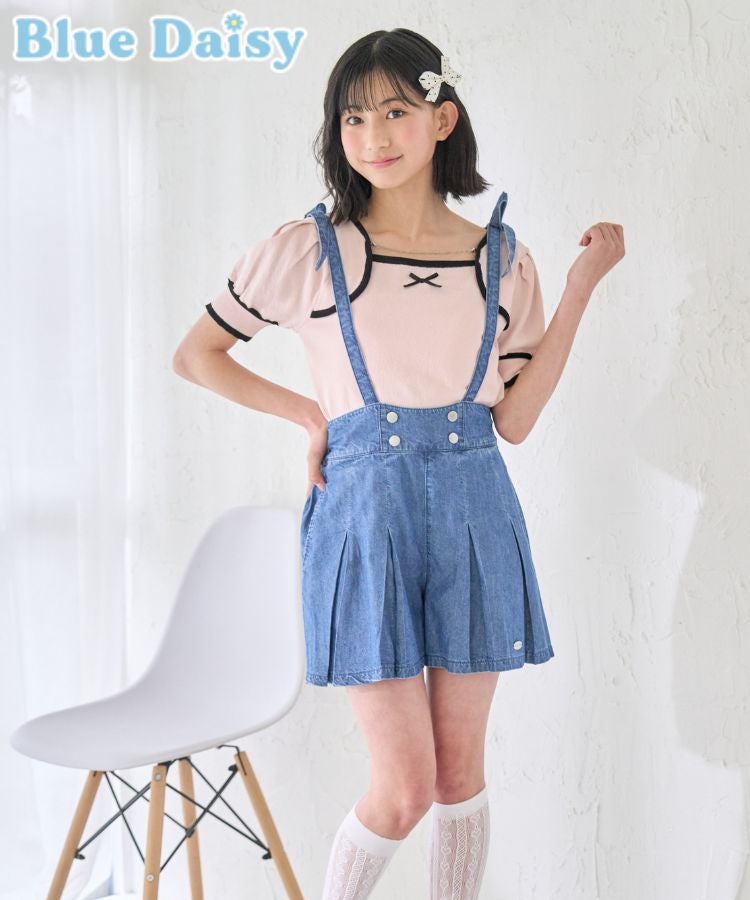 チェーン付きボレロ風ニットトップス | Blue Daisy Online