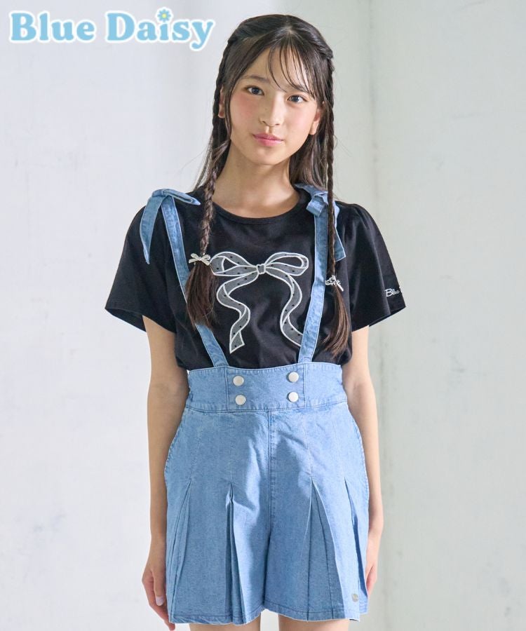 2wayデニムプリーツキュロット | Blue Daisy Online