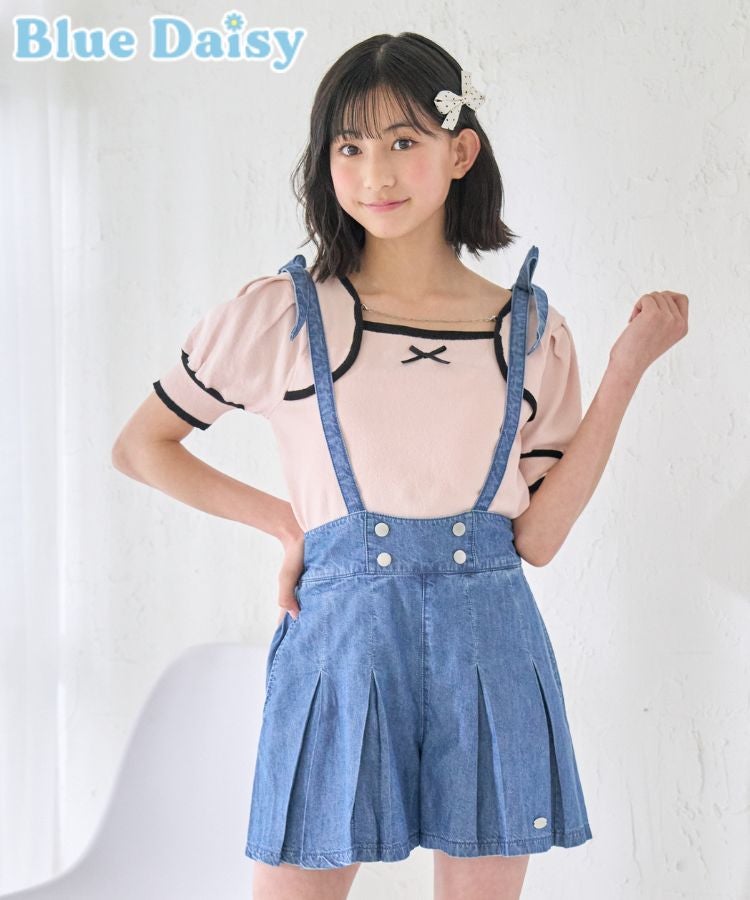2wayデニムプリーツキュロット | Blue Daisy Online