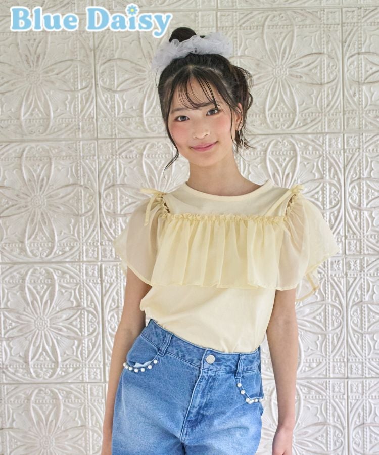 2wayフレアシフォンTシャツ | Blue Daisy Online