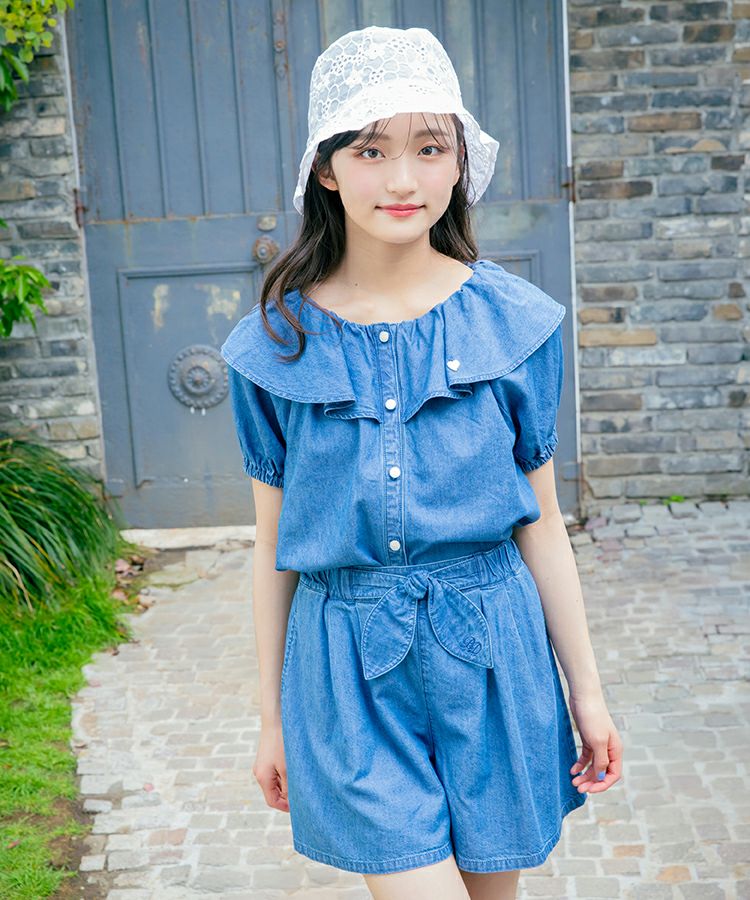 2wayライトオンスデニムセットアップ | Blue Daisy Online