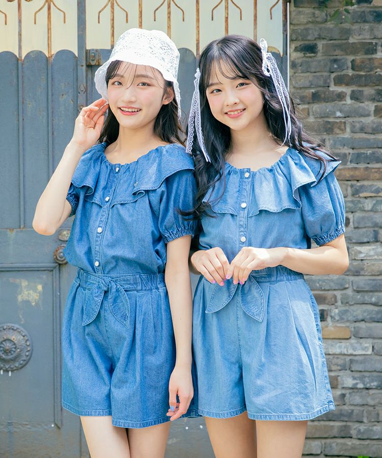 2wayライトオンスデニムセットアップ | Blue Daisy Online