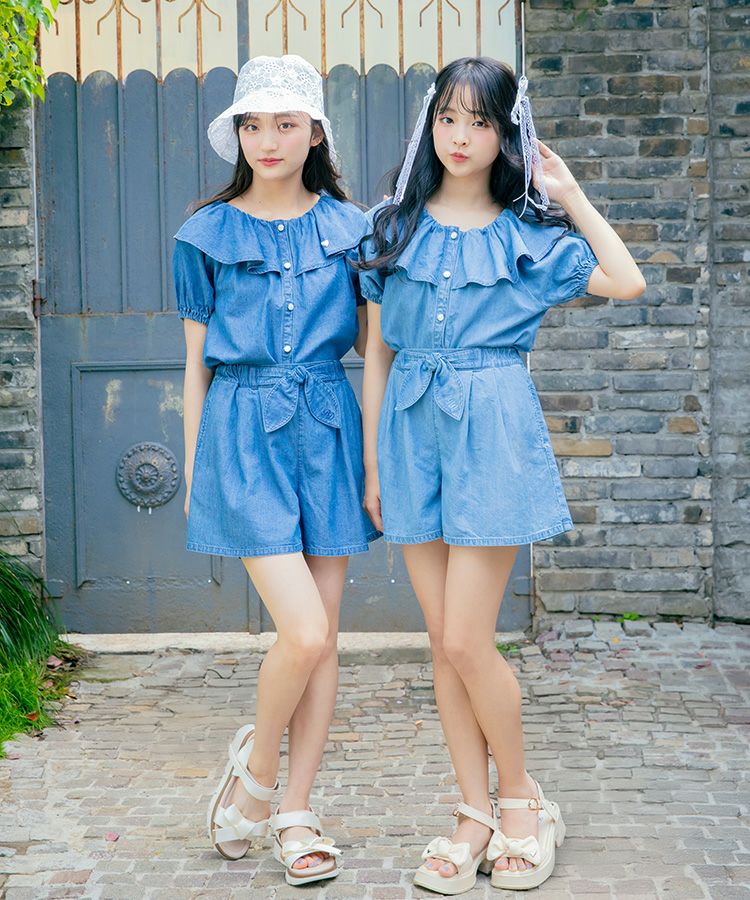 2wayライトオンスデニムセットアップ | Blue Daisy Online