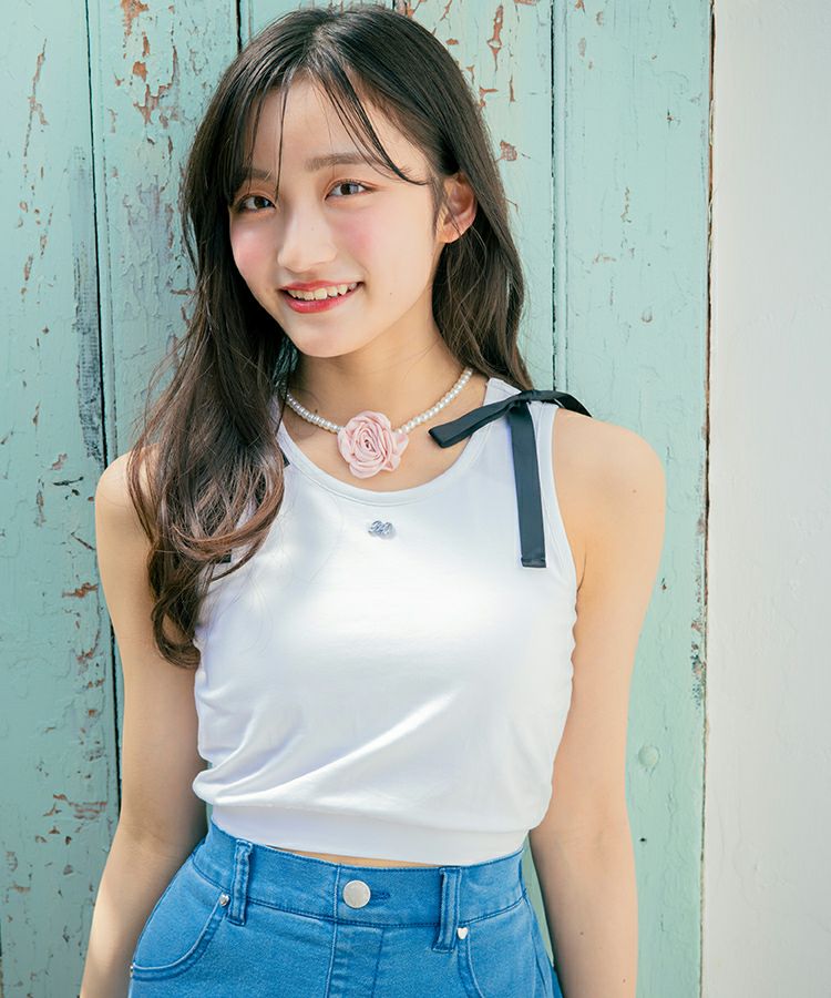 2wayカップ付きショート丈タンク | Blue Daisy Online