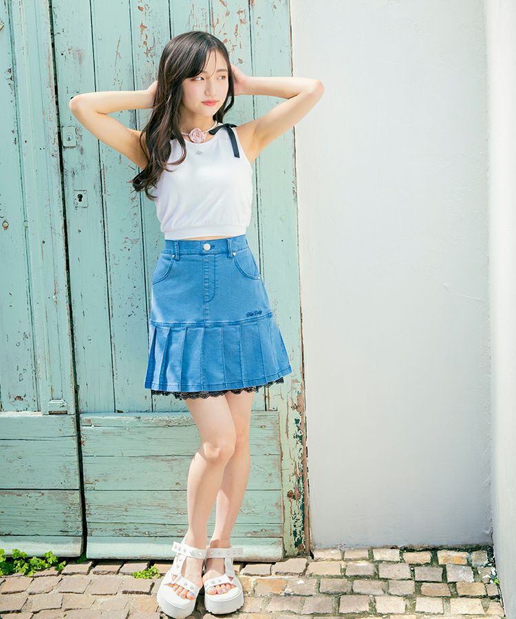 2wayカップ付きショート丈タンク | Blue Daisy Online