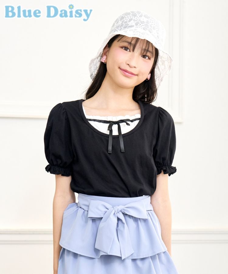 フリルインナーレイヤード風Tシャツ | Blue Daisy Online