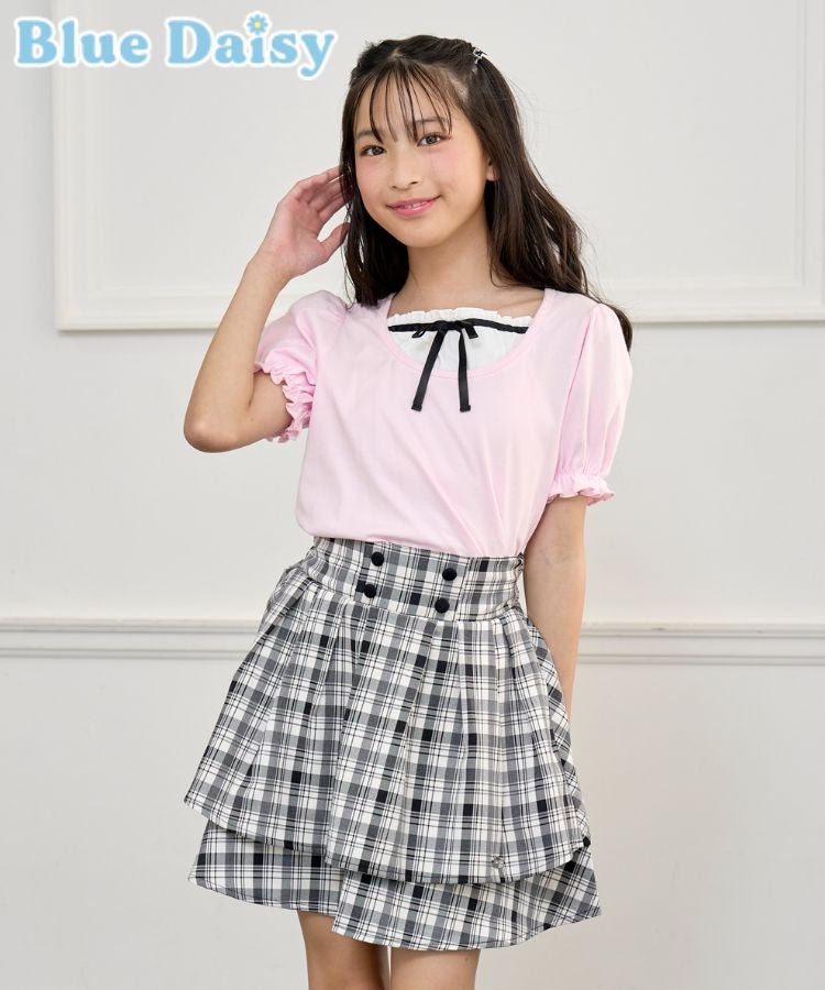 フリルインナーレイヤード風Tシャツ | Blue Daisy Online