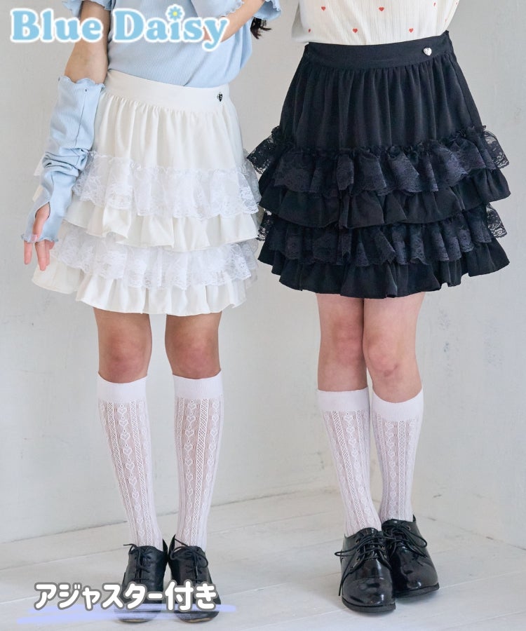 レースティアードスカパン レースフリルティアードスカパン | Blue Daisy Online